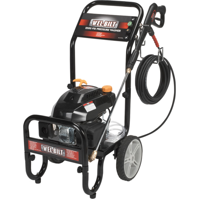 WelBilt Vertical Gas Powered Pressure Washer 2.2 GPM, 2500 PSI